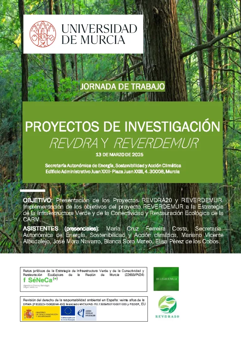 Jornada de trabajo: Implementación de REVERDEMUR en la Estrategia de Infraestructura Verde