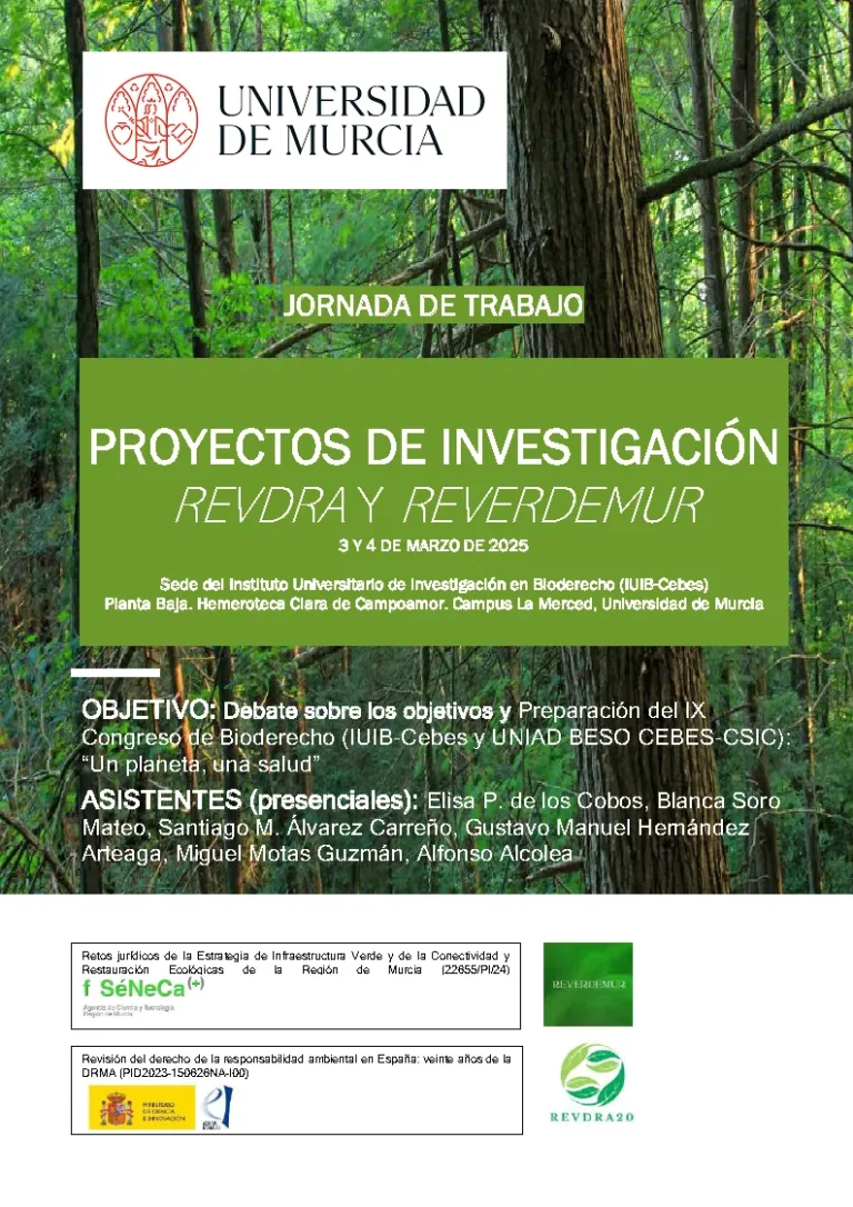 Jornada de trabajo: Preparación del IX Congreso de Bioderecho